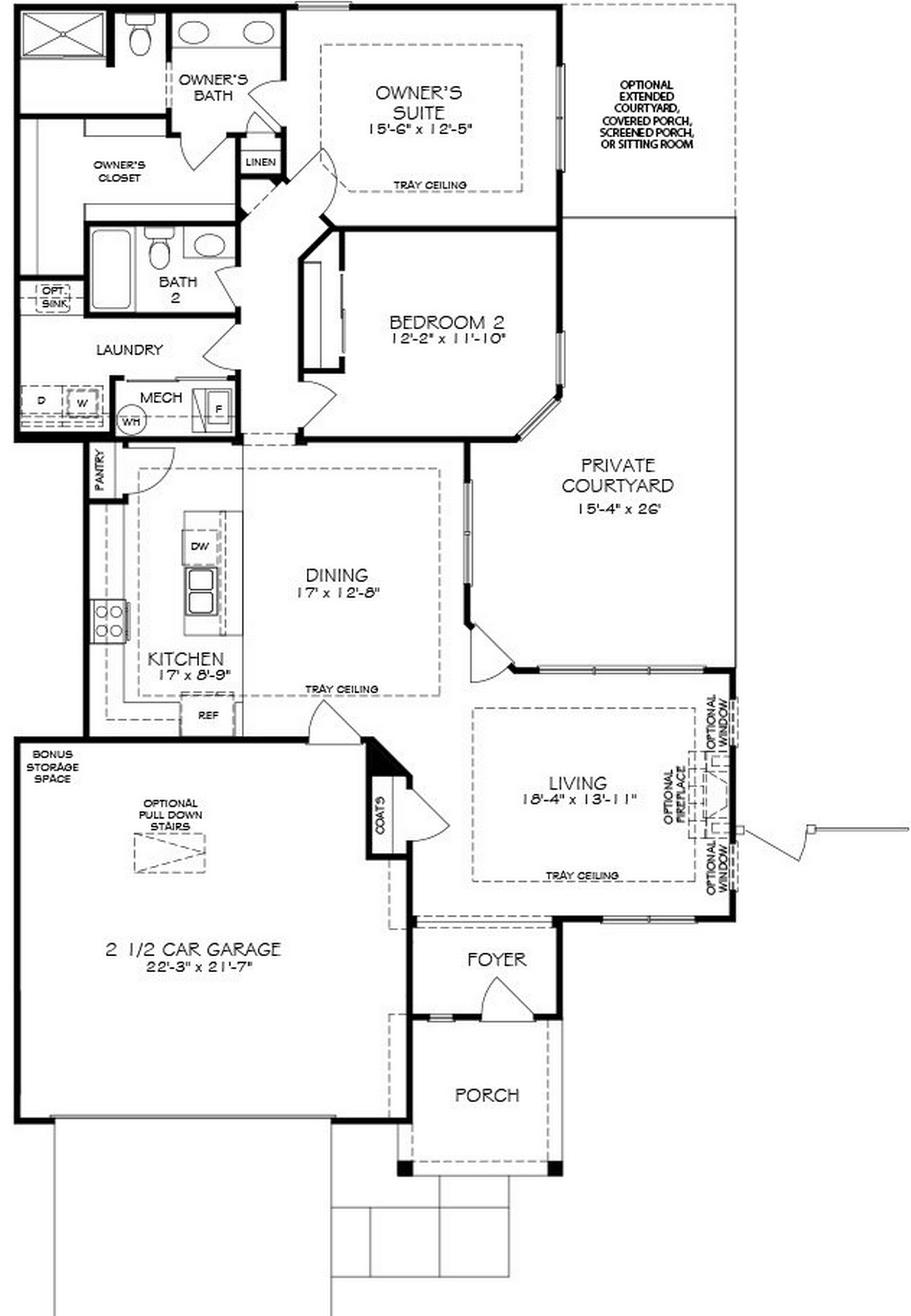 A floorplan image for the Palazzo Home Model